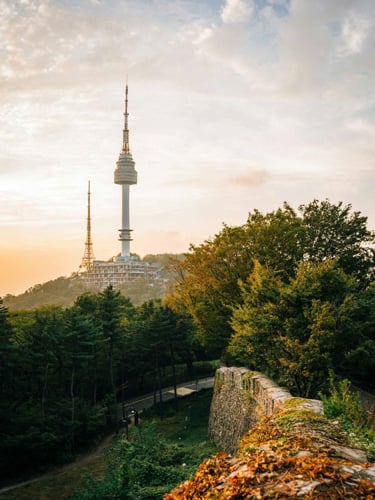 Vy över Seoul