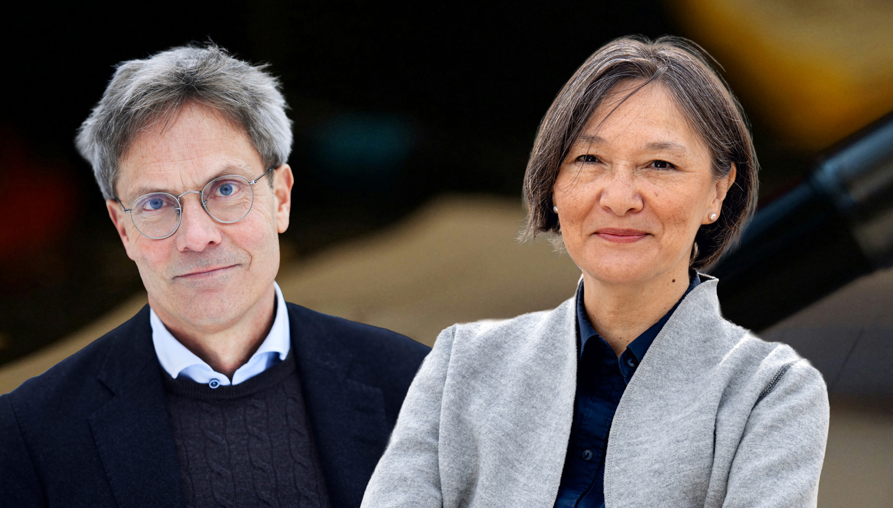 Mats Benner och Sylvia Schwaag Serger