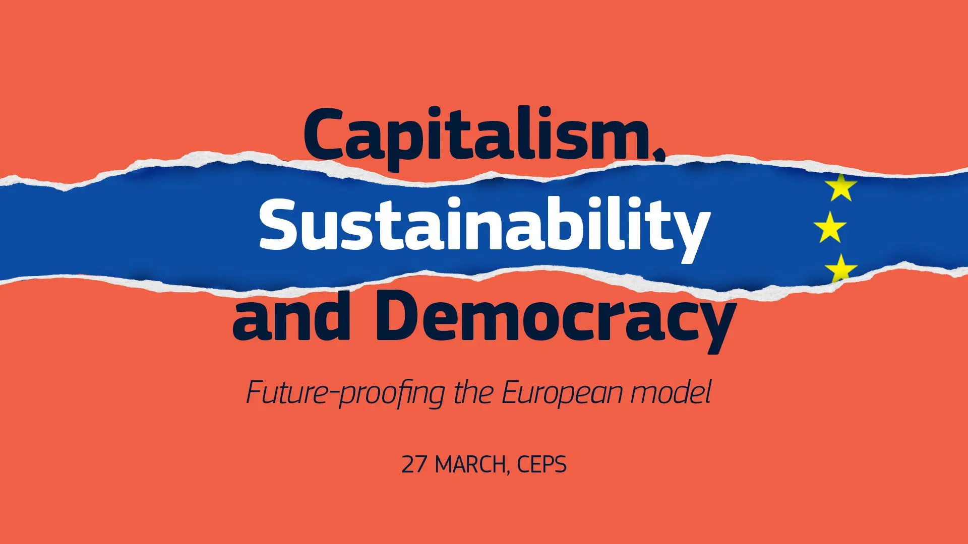 ‘Capitalism, sustainability and democracy: future-proofing the European model’ book launch