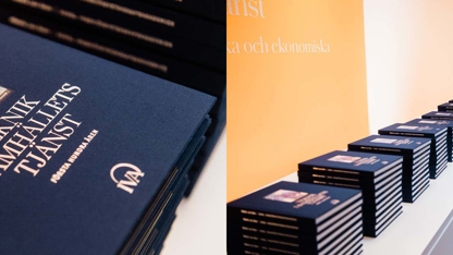 Böcker upplagda på rad