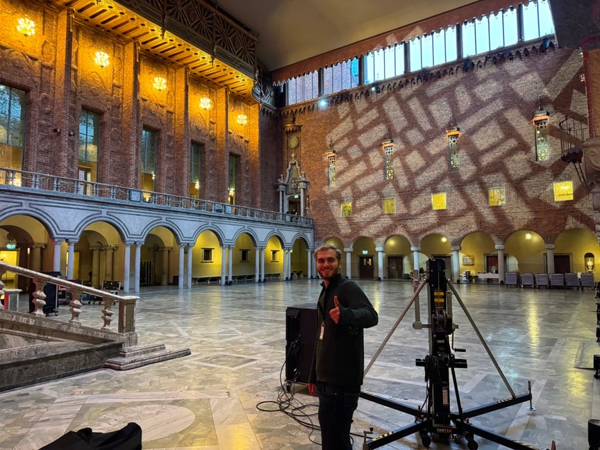 Benjamin i tomt stadshus