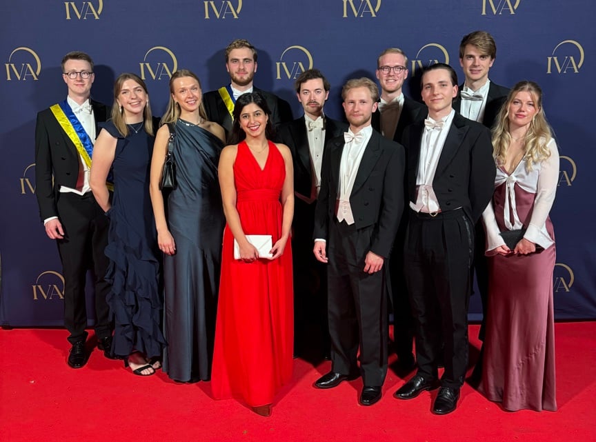 festklädda på röda mattan