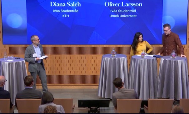 på scen i Wallenbergsalen