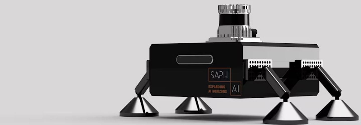 Saphai machine against a gray background